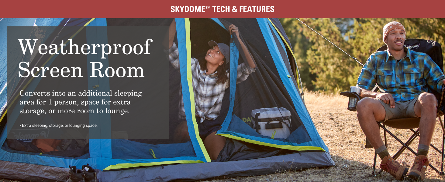 Coleman Skydome 6-Person tent overview