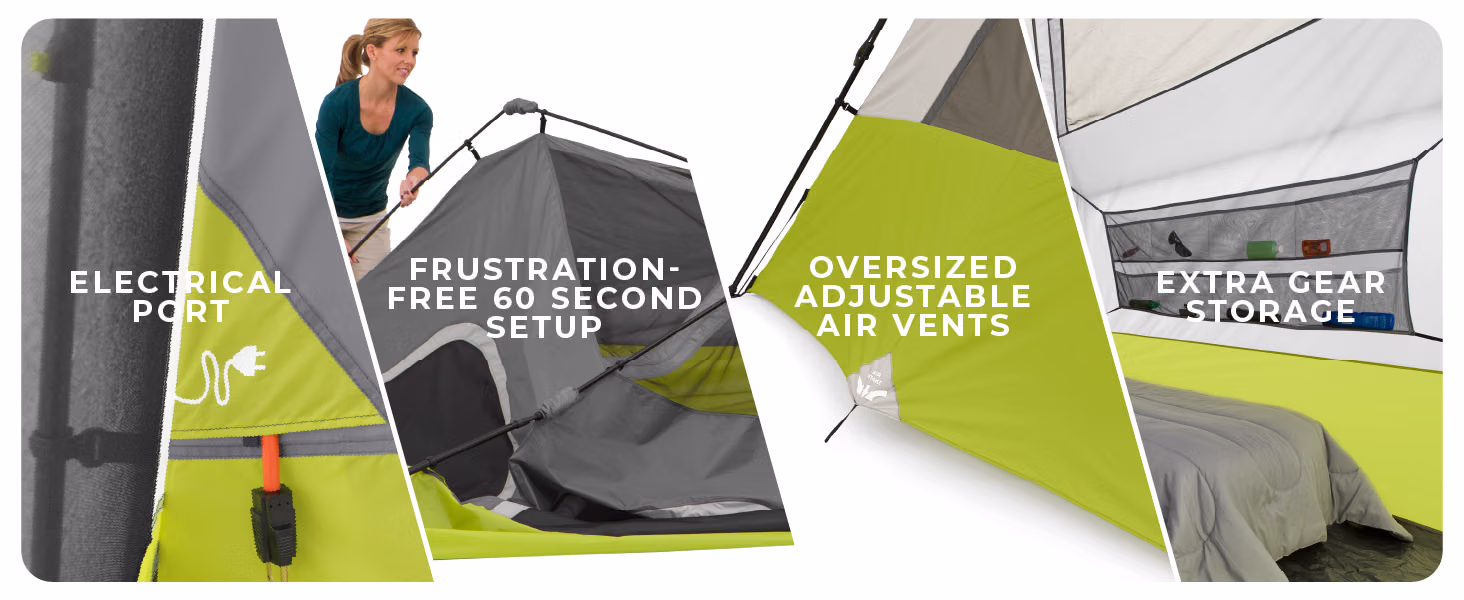 CORE Instant Cabin rainfly protection