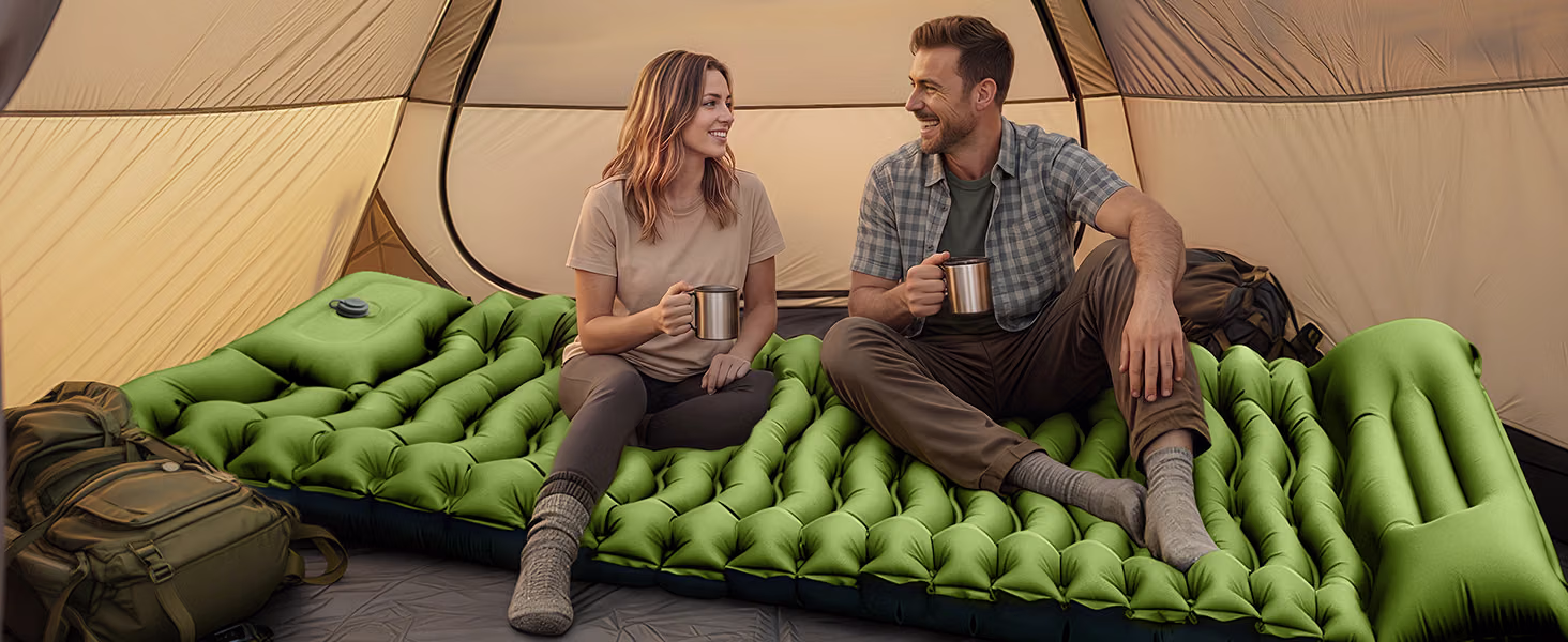 FUN PAC Camping Sleeping Pad - Best Lightweight Option for Beginners